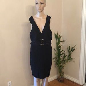 bebe evening black dress size xl